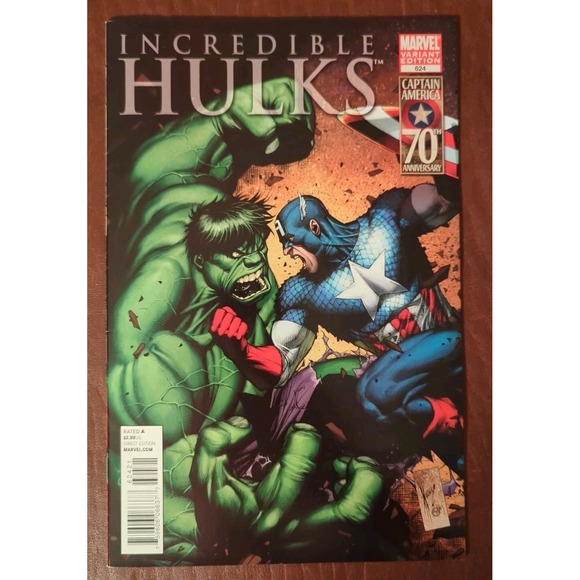 Other - Incredible Hulks #624‎ (2010) Keown 1:15 70th Anniversary Variant NM Marvel